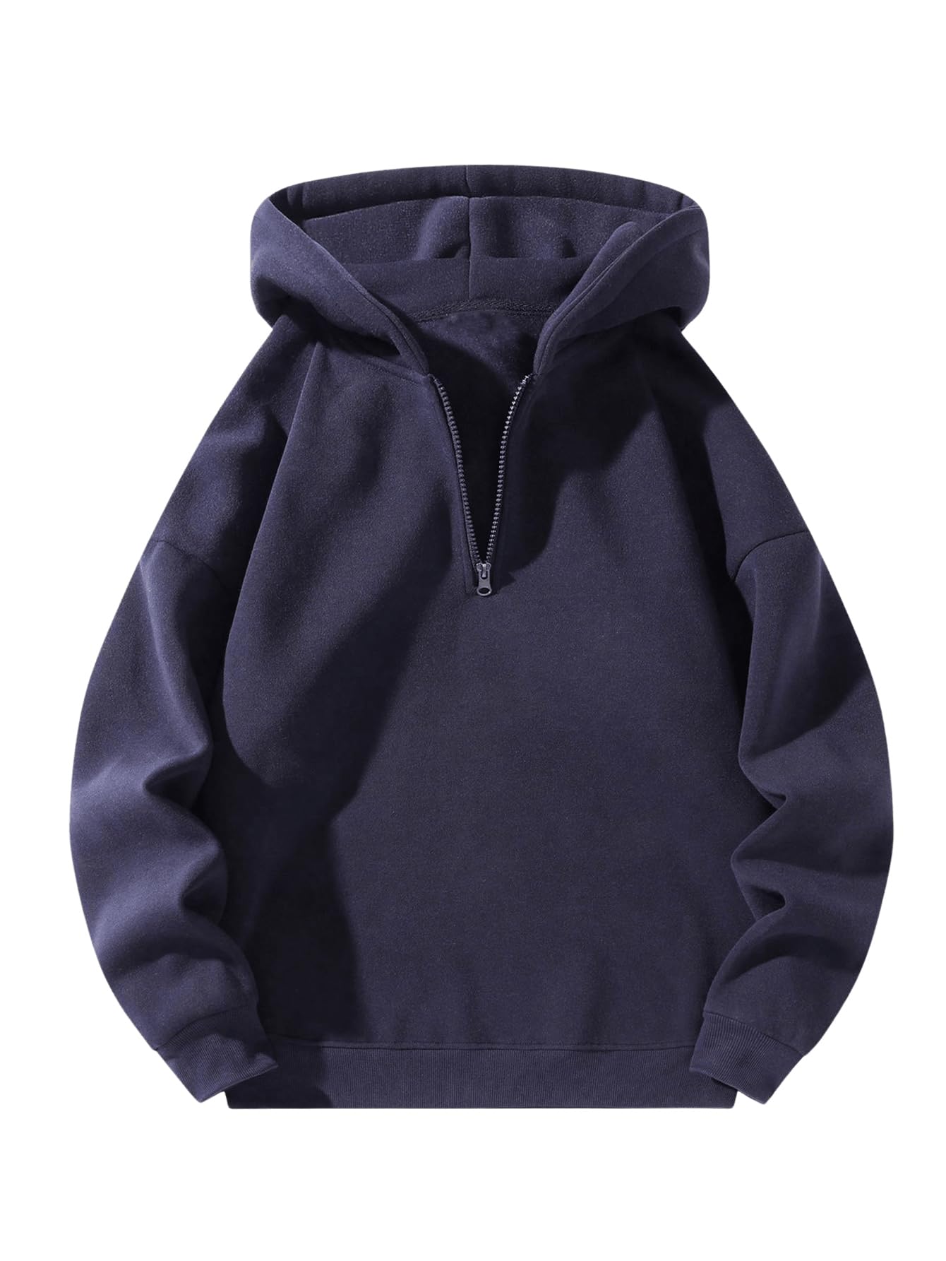 Moletom Com Capuz Soly Hux Masculino Com Zíper Quarto Azul Puro Xxl