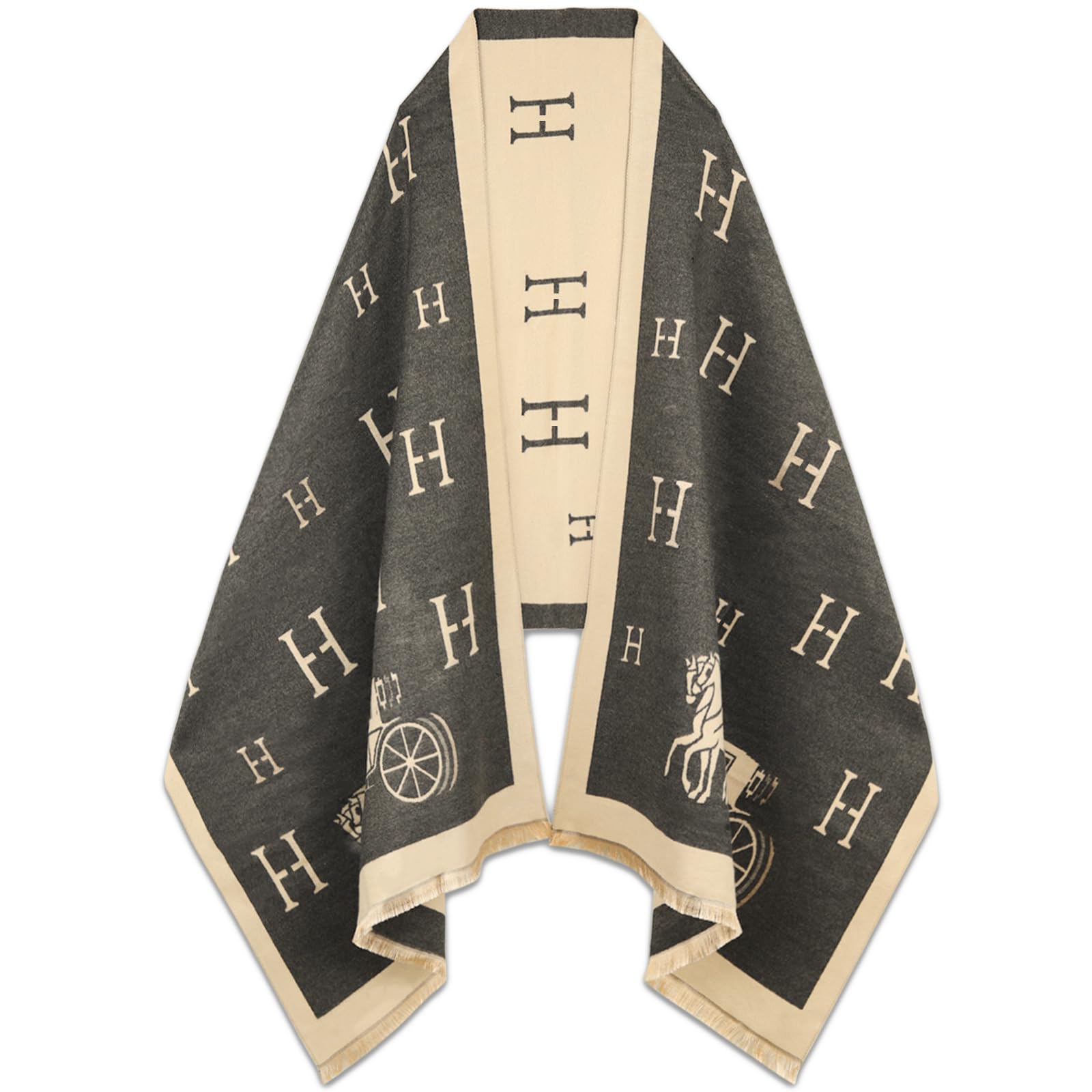 Lenço Extree Pashmina Silky Shawl Wrap Para Mulheres 74,4 X 24,4 Cm