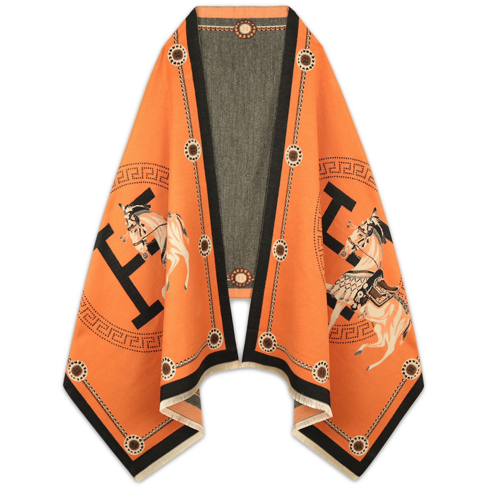 Lenço Extree Pashmina Silky Shawl Wrap Para Mulheres 74,4 X 24,4 Cm