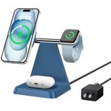 Carregador Sem Fio Woruda 3 Em 1 Para Iphone Com Apple Watch