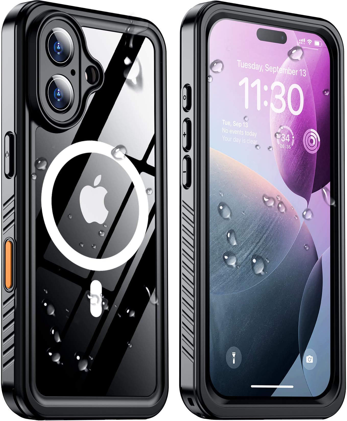 Capa De Telefone Temdan Magnética Impermeável Para Iphone 16 Plus