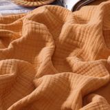 Cobertor Phf 100% Algodão, Musselina, 4 Camadas, Caramelo, 150x200cm