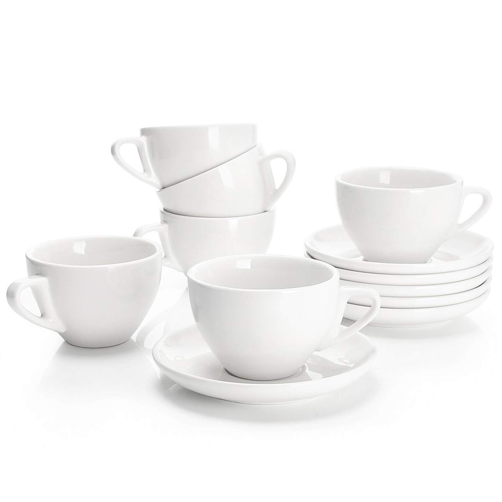 Conjunto De Xícaras De Cappuccino Sweese Porcelain Double Espresso 180ml