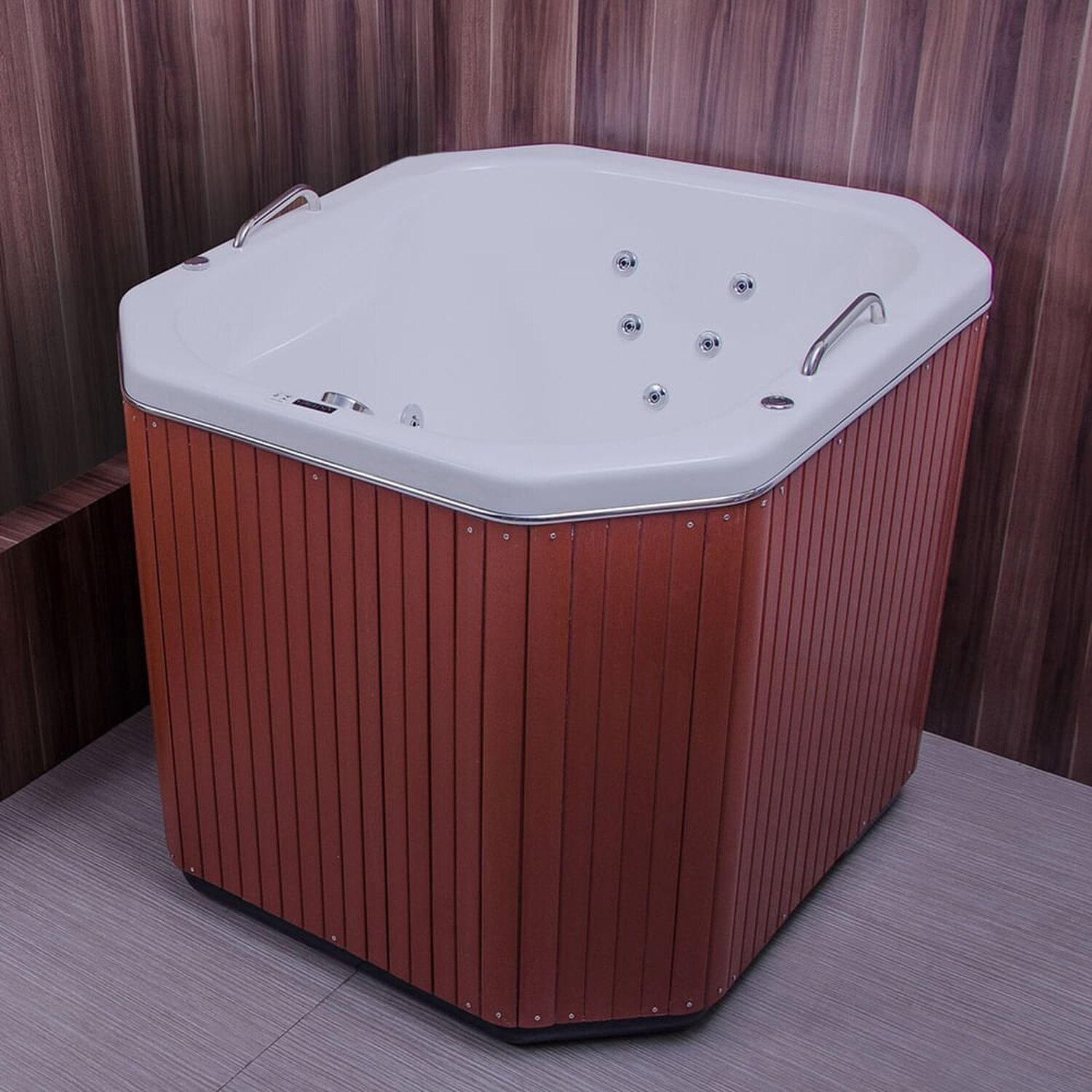 Banheira De Hidromassagem Em Gel Coat Ofurô Zen Gran Luxo 110 Cm - 230 Litros Astra - P6 - 110v Branco