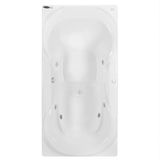 Banheira De Hidromassagem Due Gran Luxo 150x90x50cm - P6 - 110v - Com Aquecedor E Cromoterapia Branco