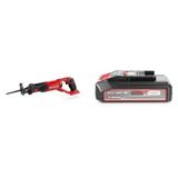 Kit Serra Sabre A Bateria Te-ap Com Bateria Power-x-change 18v 2,5 Ah Li Einhell Preto
