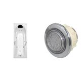 Banheira De Hidromassagem Capri Astra Em Gel - P2 - 220v - Sem Aq E Cromoterapia Branco