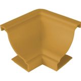 Kit 5 Caixas Com 60 Unidades Canto Interno Polifort 8mm X 25mm Cerejeira