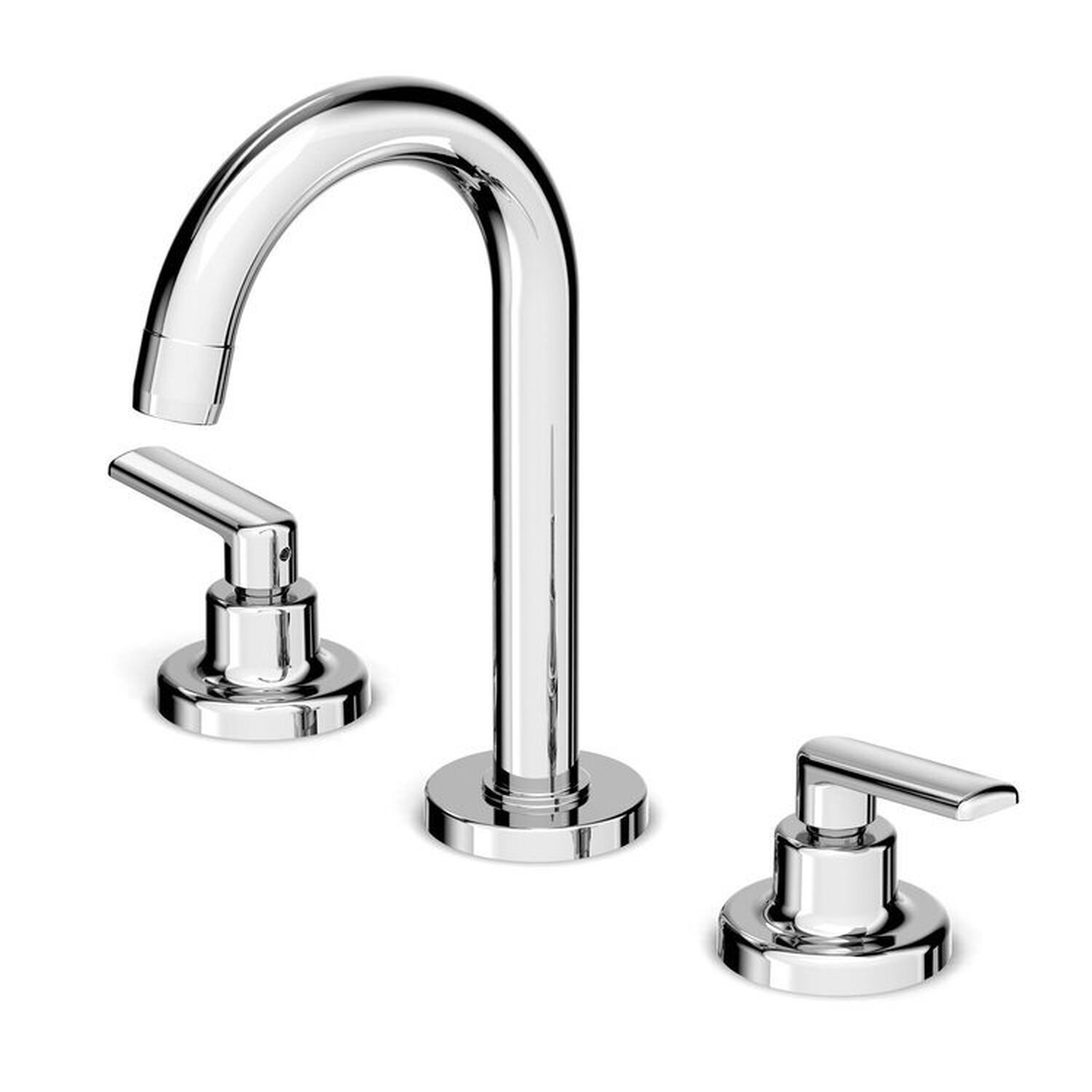 Kit Com 3 Misturador Para Lavatório De Mesa 3 Furos Bica Alta Com Valvula De Escoamento Smart-n Cromado