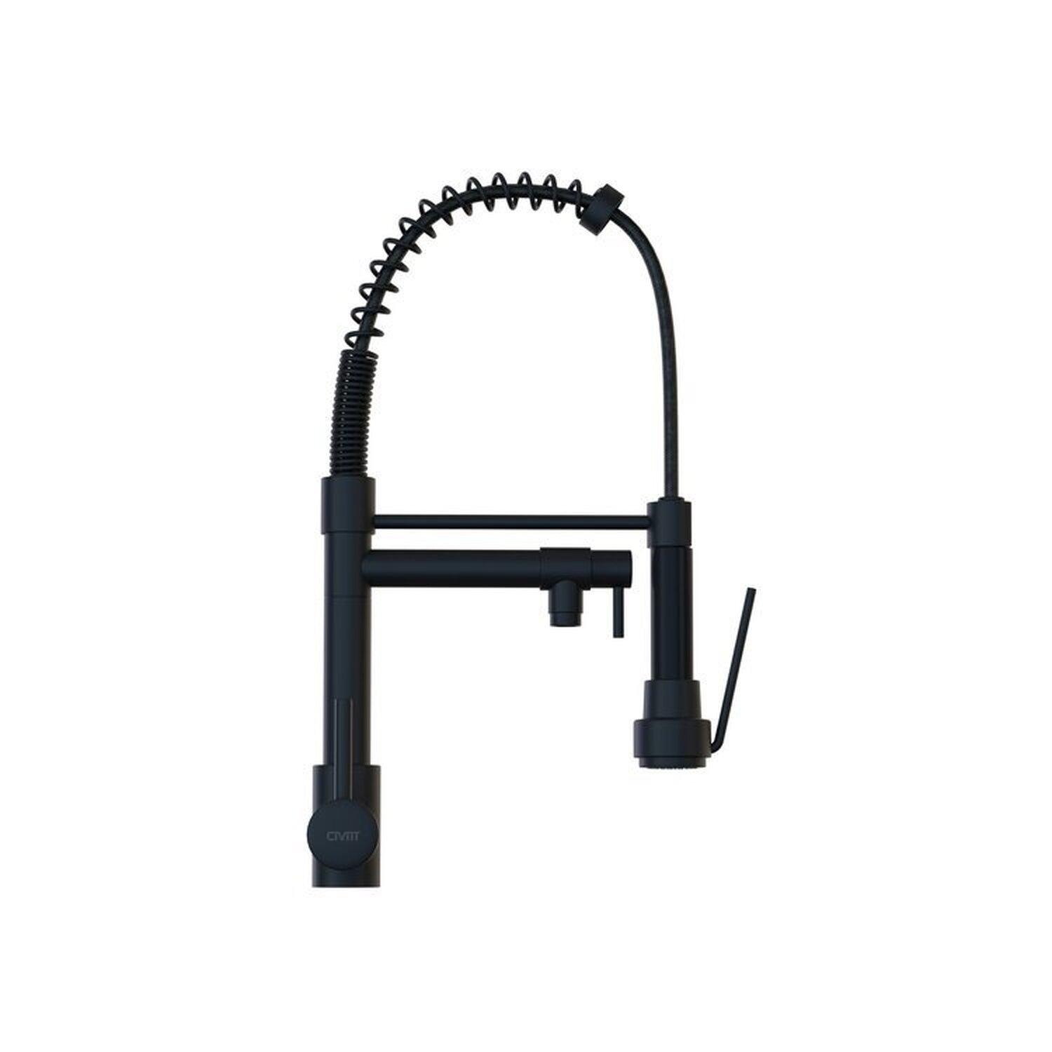 Kit 2 Torneiras Cozinha Gourmet Monocomando 50cm Duas Saídas Preto