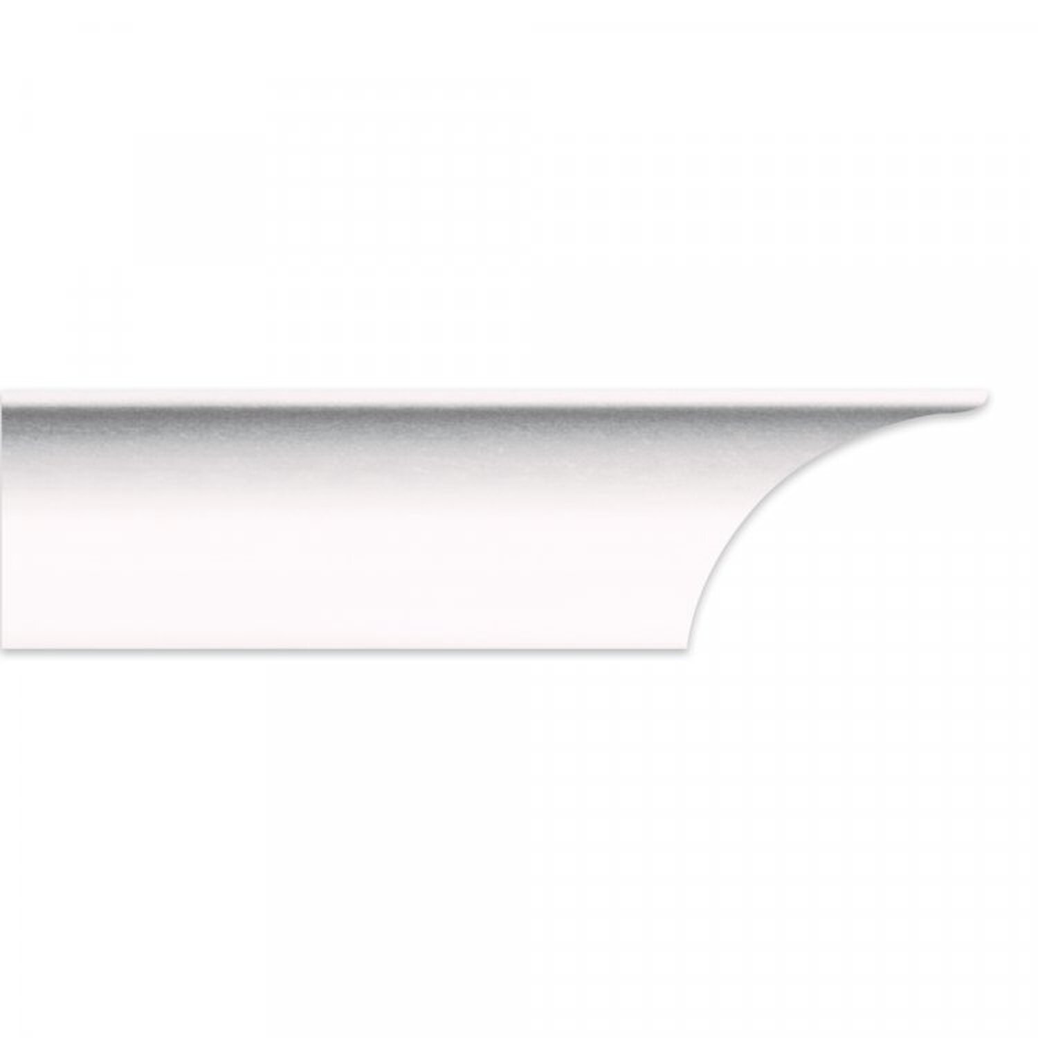 Kit Com 15 Barras Roda Teto Perfil De Poliestireno A10 Homestar 30m Branco