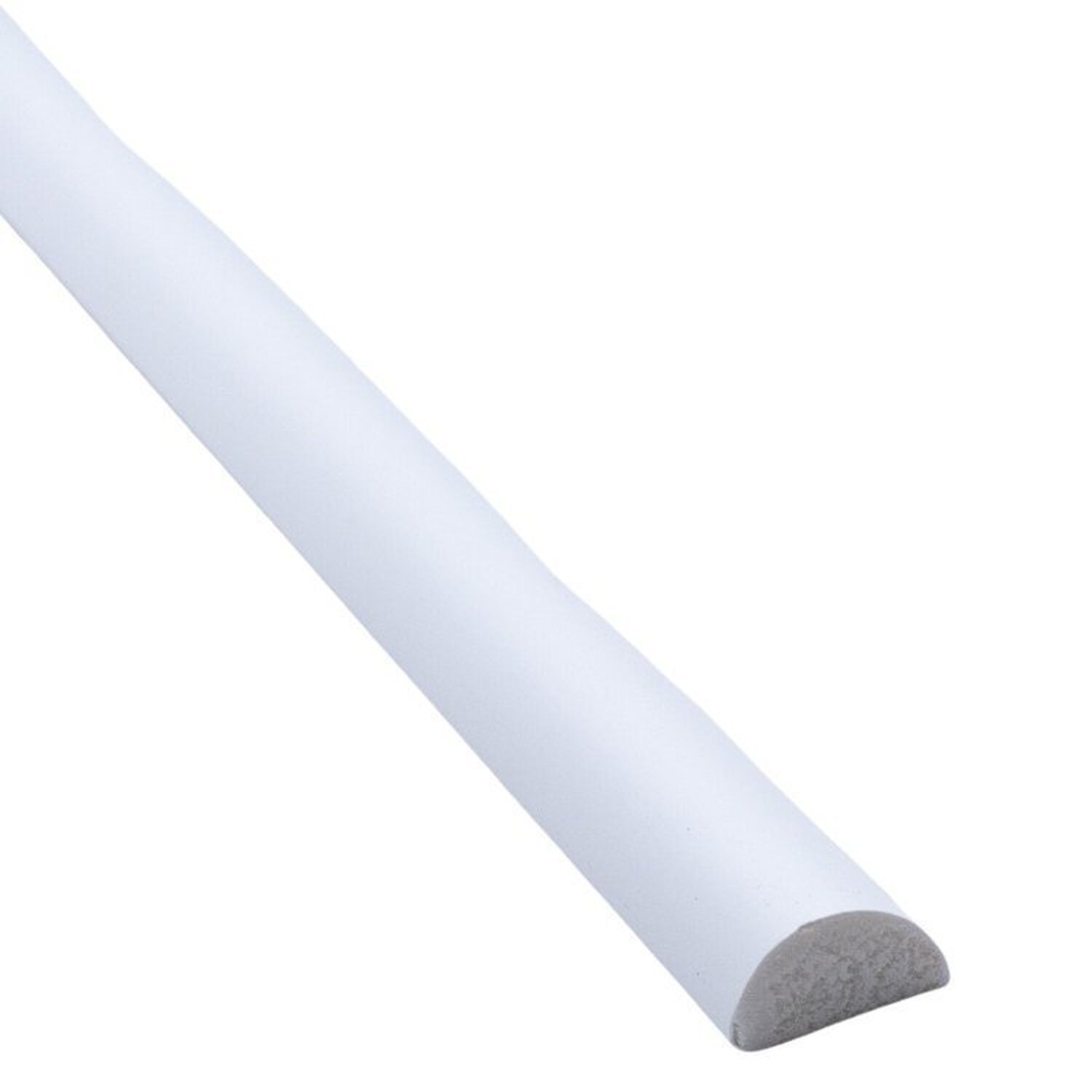 Kit Com 20 Barras Rodameio De Poliestireno 1,5cm X 8mm Liso 48m Branco