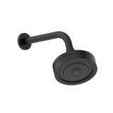 Chuveiro Redondo 12 Cm Com Sistema Autolimpante Master Chuveiros Preto