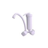 Kit 3 Torneiras Cozinha Purificador De Água Parede Com Filtro Civitt Branco