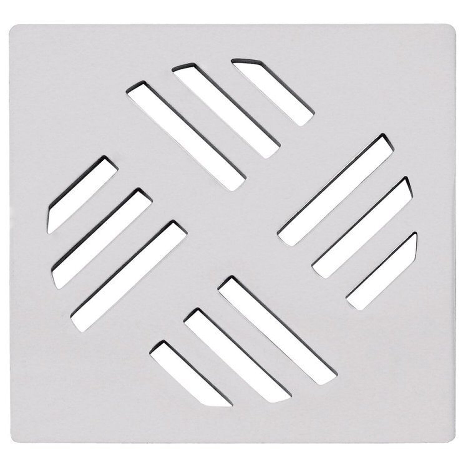 Kit 10 Grelha Quadrada 9,4 X 9,4 Cm Em Alumínio Astra Branco