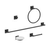 Kit De Acessórios 5 Peças Up 60cm X 22cm X 22cm Matte Black