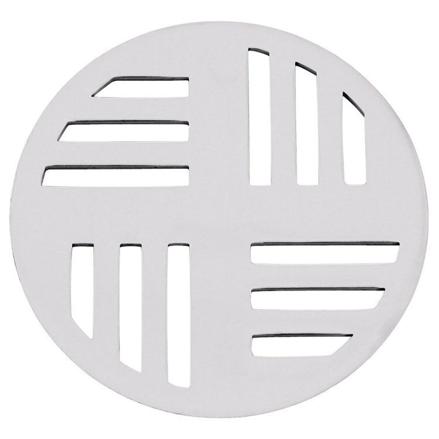 Kit 3 Grelha Redonda Com Diâmetro De 9,7cm Em Alumínio Astra Branco