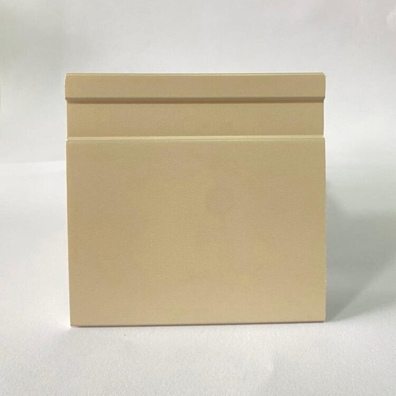 Kit Com 20 Barras Rodapé De Poliestireno 10cmx15mm Frisado Color 48m Grey Rose