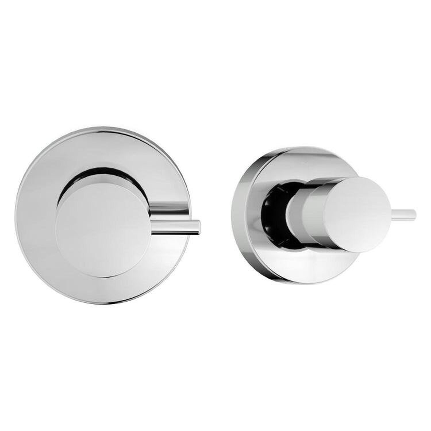 Kit Com 2 Acabamento De Registro Para Base Docol 1.1/4, 1.1/2 Basic Cromado