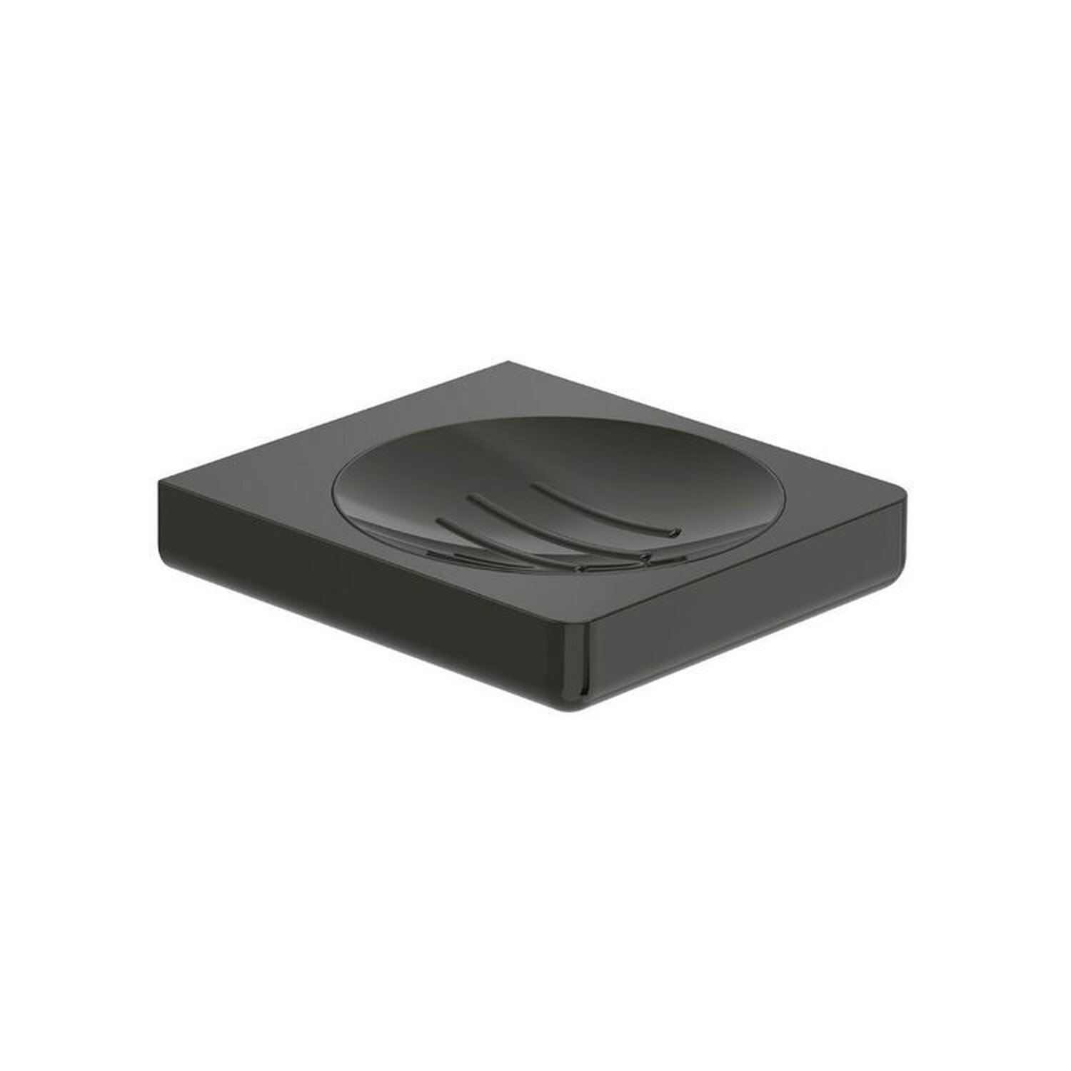 Kit Com 3 Saboneteira Tempo Design Elegante Titanium Black