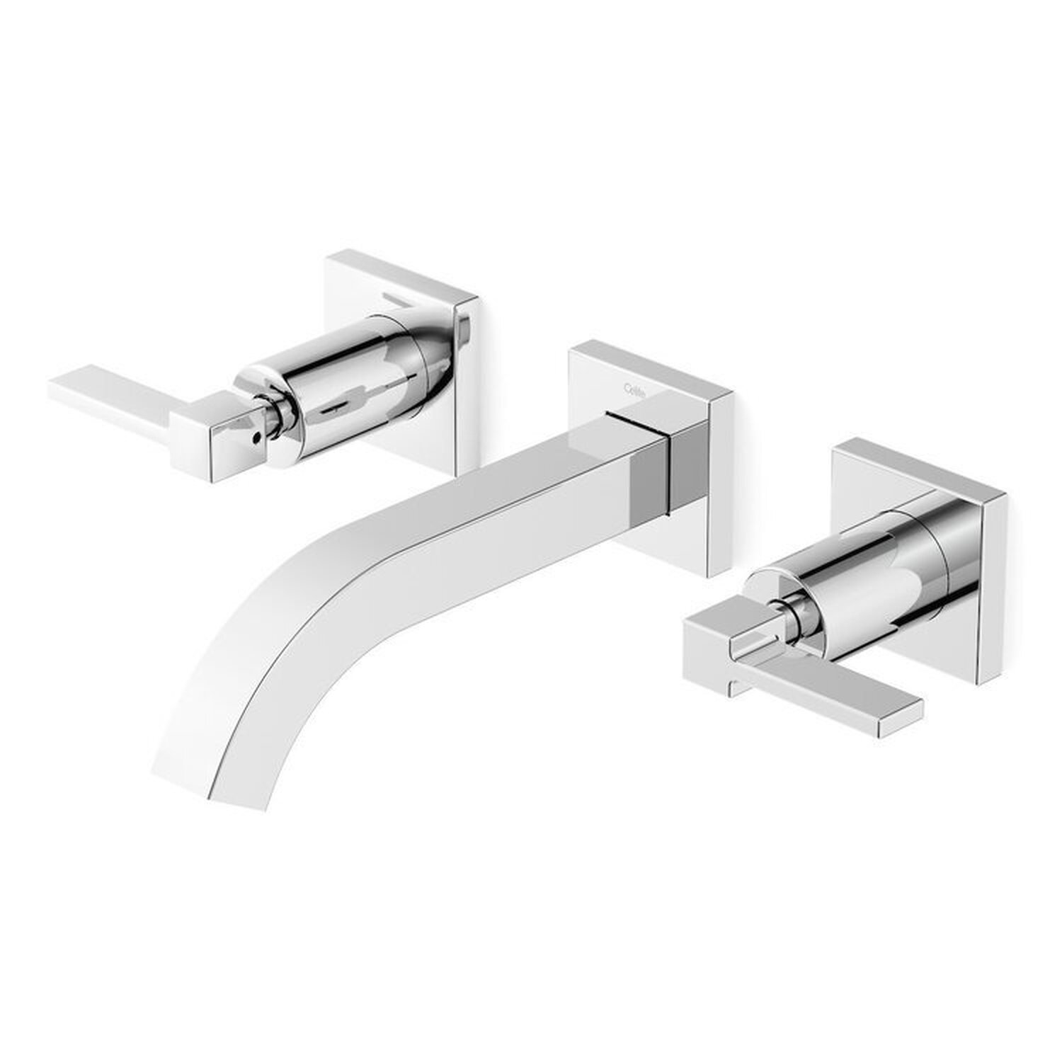 Kit Com 3 Misturador Para Lavatório De Parede Com Válvula De Escoamento Elite Celite Cromado