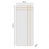 Kit Com 3 Folhas De Porta Madeira Decorada 210x90cm Espessura 3,5cm Mantiqueira Mgm Branco
