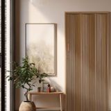 Kit Com 2 Portas Sanfonada De Pvc 210x94cm Bariri Imbuia