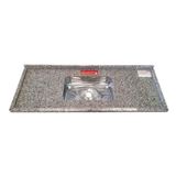 Pia De Cozinha Granito 200 Cm Itabira Plus Cuba Simples Ocre Itabira