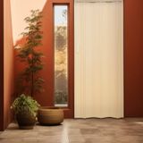 Kit Com 3 Portas Sanfonada De Pvc 210x94cm Bariri Amarelo