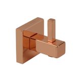 Kit 2 Cabides Inox Square Sq12460 Ducon Metais Rosé Gold