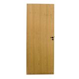 Folha Lisa Imbuia Fechadura Alavanca Externa E Dobradiça 62 X 210 Natural