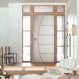 Porta Belissima 6 Prime Batente 14 Cm Fechadura Stilo Externa 82 X 2,10 Lado Esquerdo.