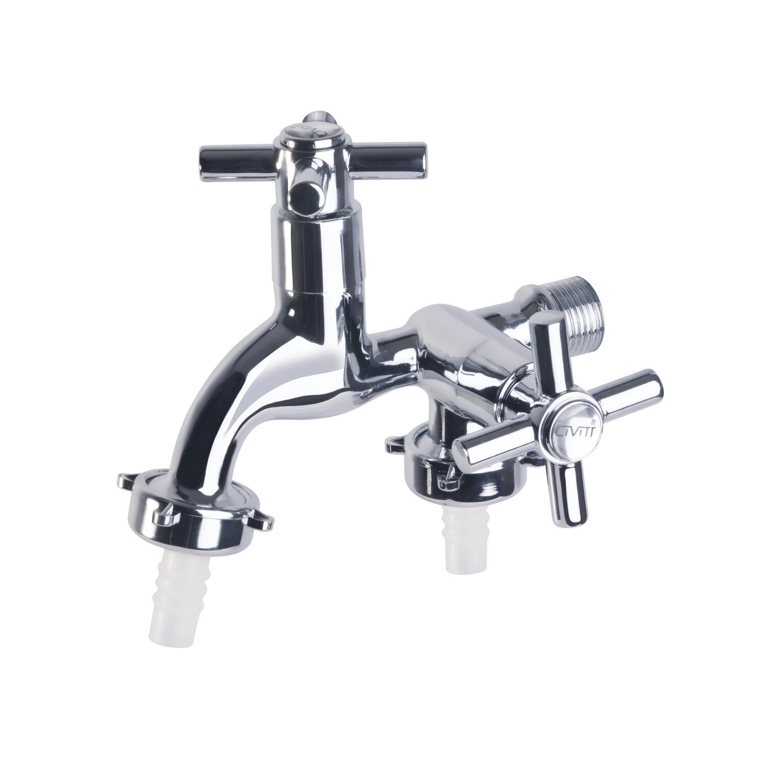 Torneira Máquina De Lavar Em Metal Cromada Cinza