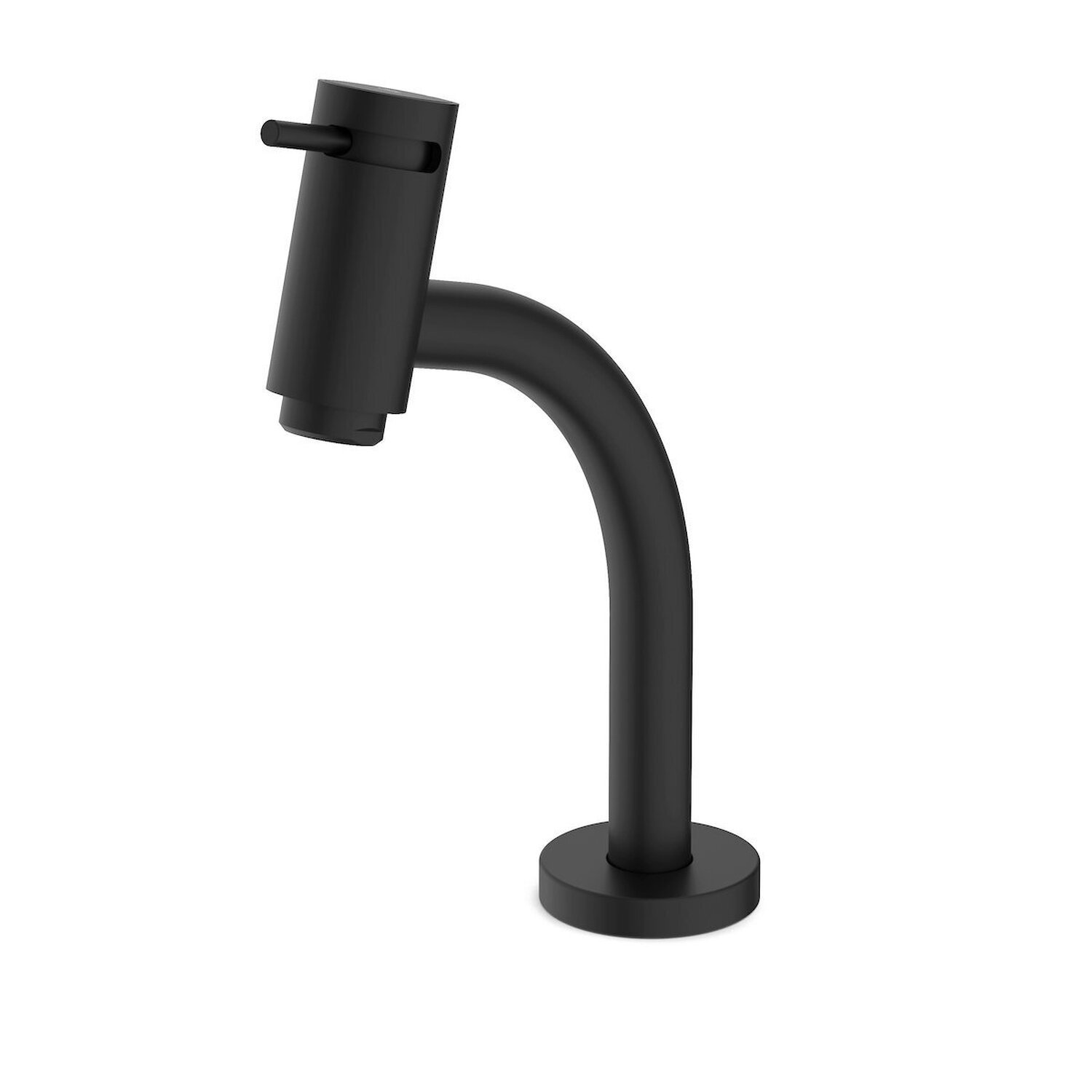 Torneira Para Lavatório Com Bica Baixa Basic Celite Preto Matte