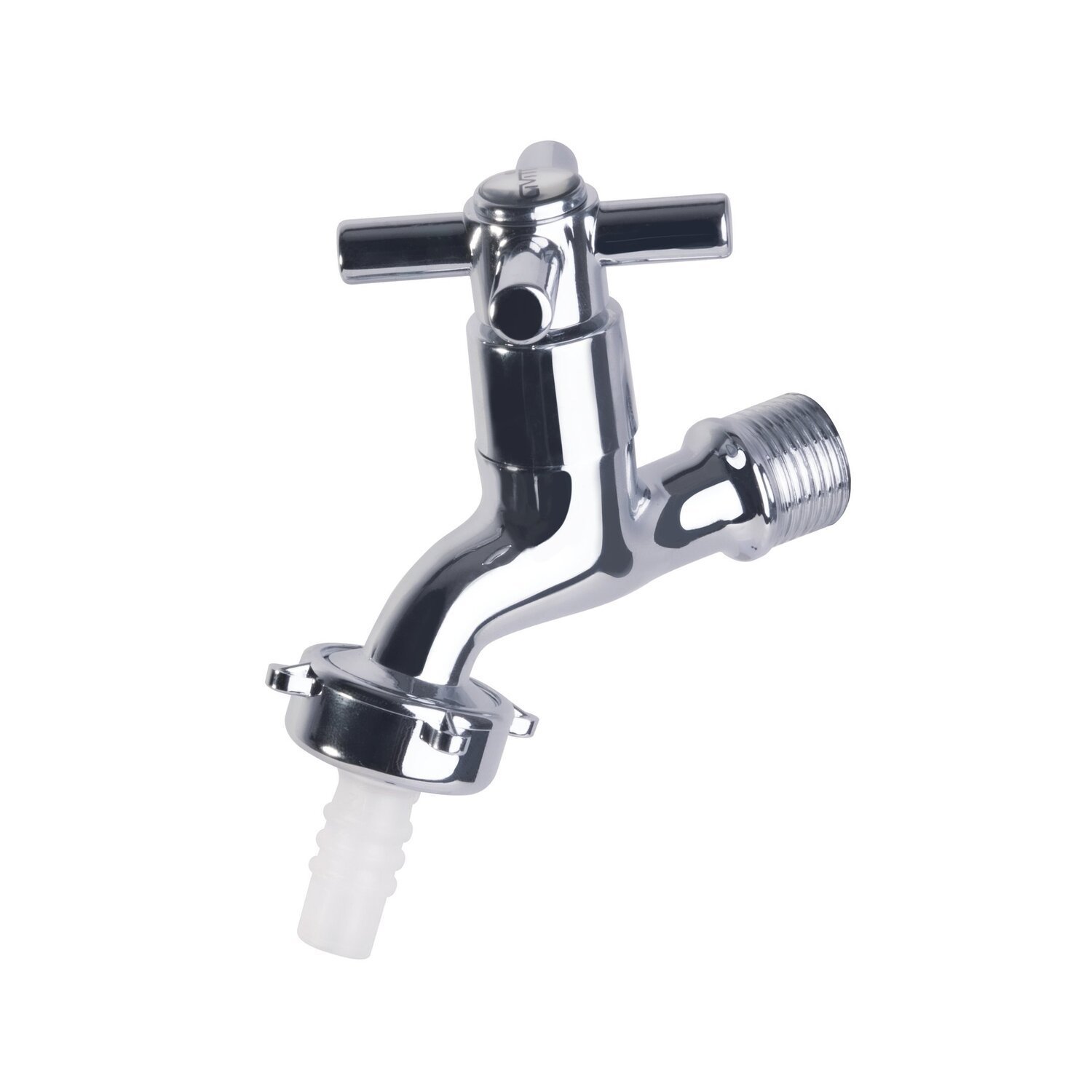 Torneira Tanque Em Metal Cromada Cinza