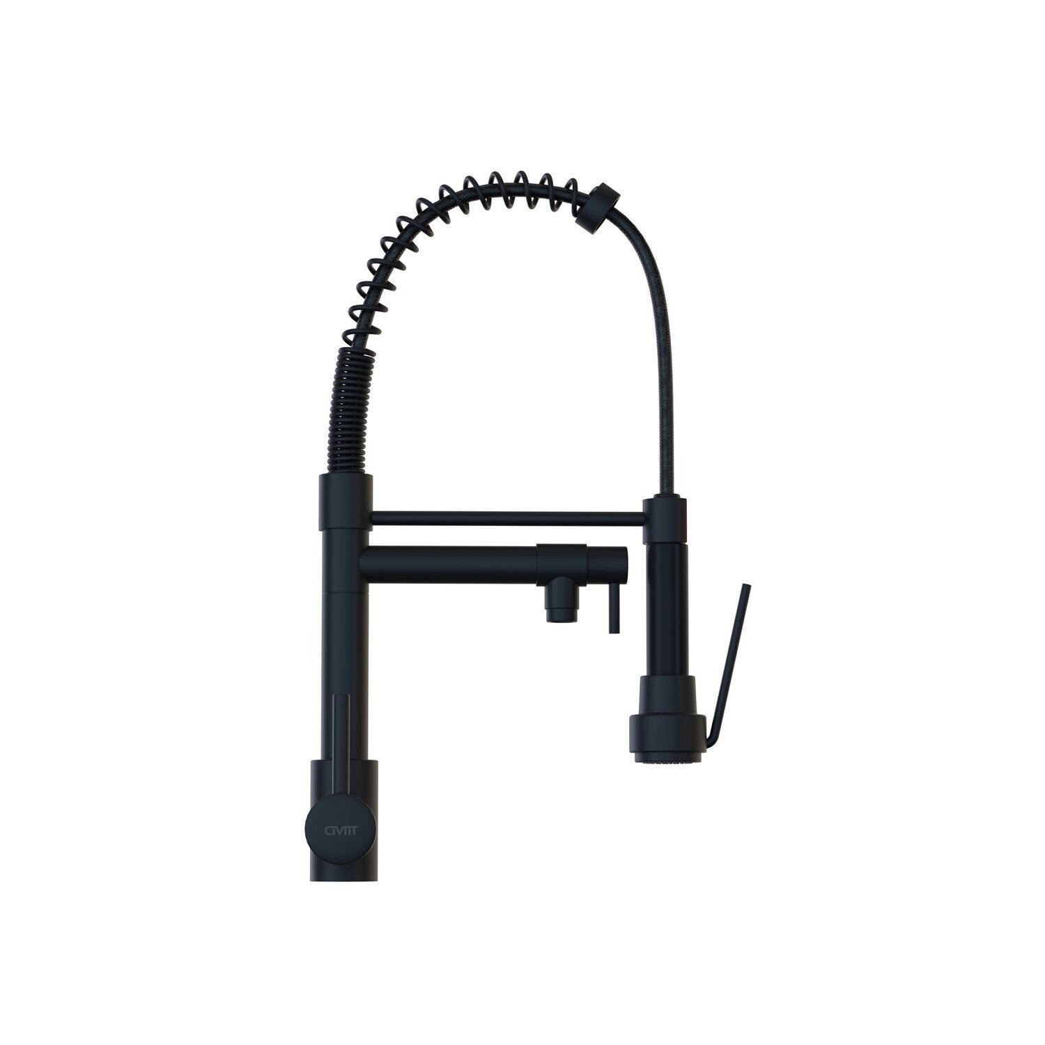 Torneira Cozinha Gourmet Monocomando Preto 50 Cm Duas Saídas Preto