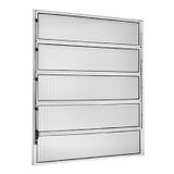 Janela De Aluminio Basculante 100x80cm Ecosul Esquadrisul Natural
