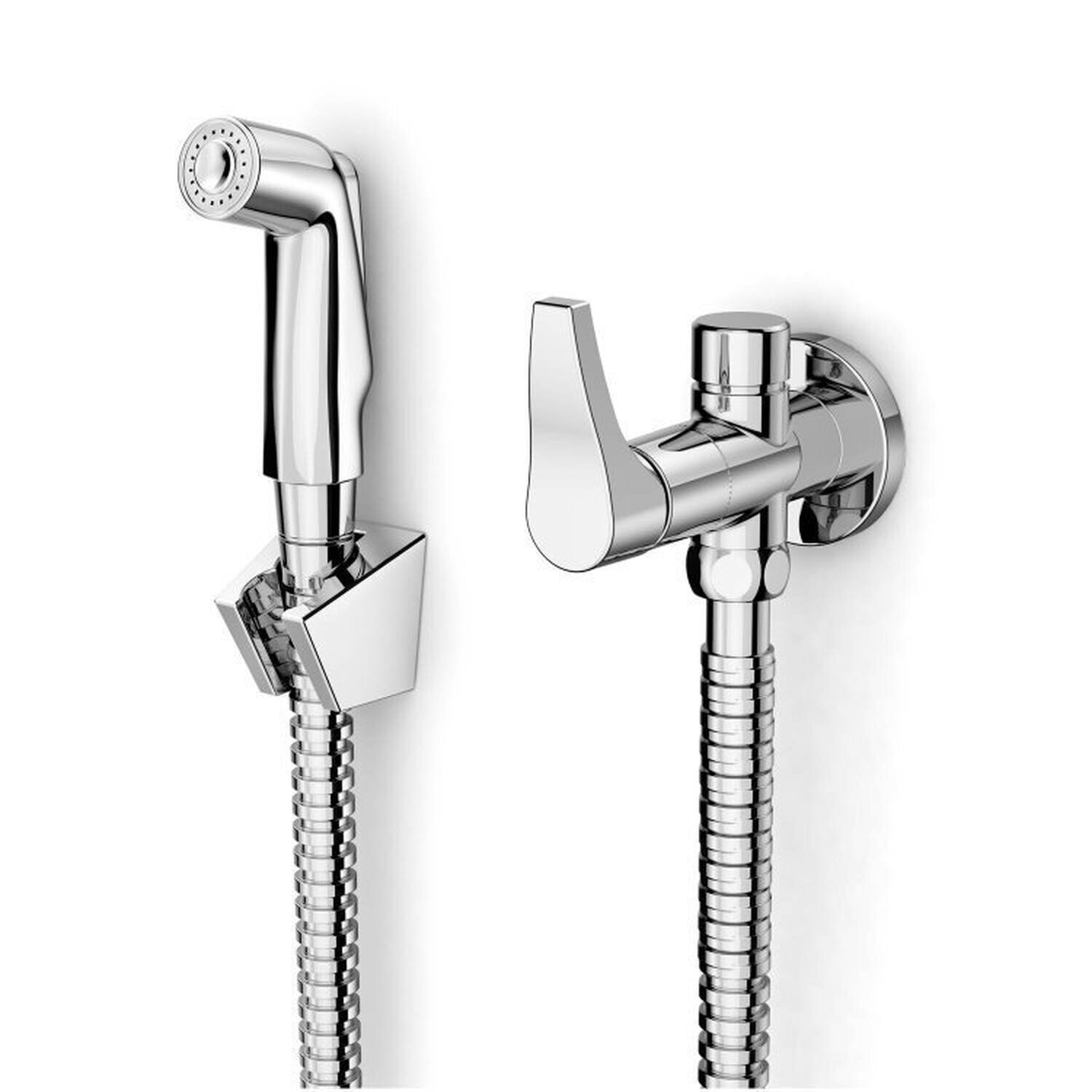 Kit Com 2 Ducha Higiênica Com Derivação Like Cromado