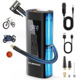 Compressor De Ar Portátil Com Inflador De Pneus Youngdo 150 Psi 6000mah