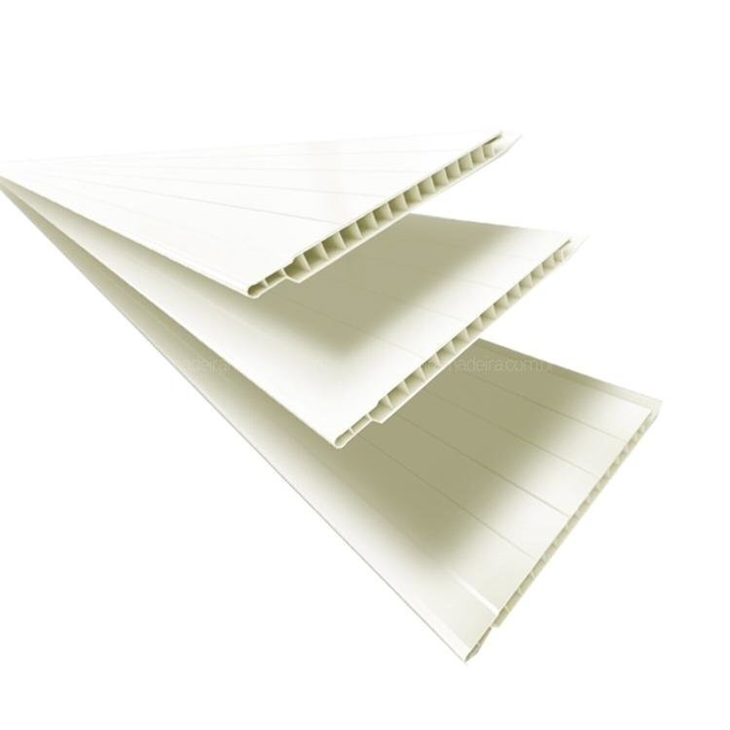Kit Com 60 M² Forro De Pvc 8mm X 20cm X 3m Polifort Branco