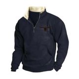 Jaqueta Hotyd Western Para Homens, Moletom Fall Cowboy, Azul, 4gg