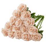 Buquê De Flores De Seda Artificial Carlita&#39;s Blooms 15 Unidades De Rosas