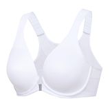 Sutiã Calvena, Fecho Frontal, Suporte Traseiro, Cobertura Total, 36f, Branco