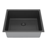 Cuba Para Cozinha Gourmet Pia Aço Inox 54x44x20cm Acetinado Ghelplus Preto