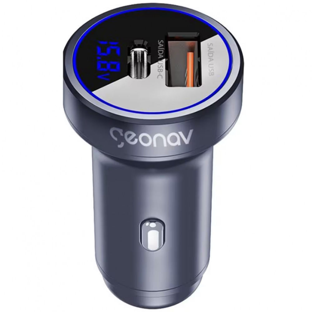 Carregador Veicular Geonav Superpower Duo - 38w