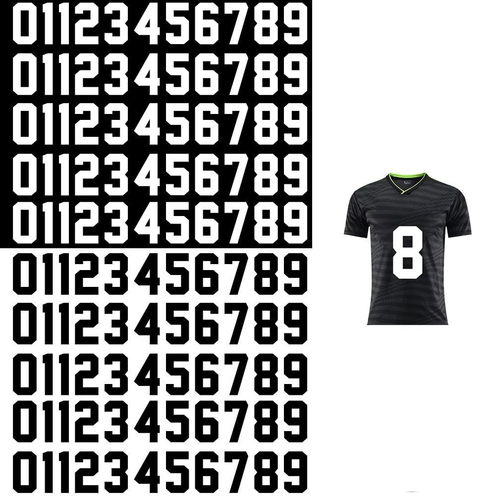 Iron On Numbers Ukontagood 110 Unidades De 20 Cm Para Camisas Esportivas