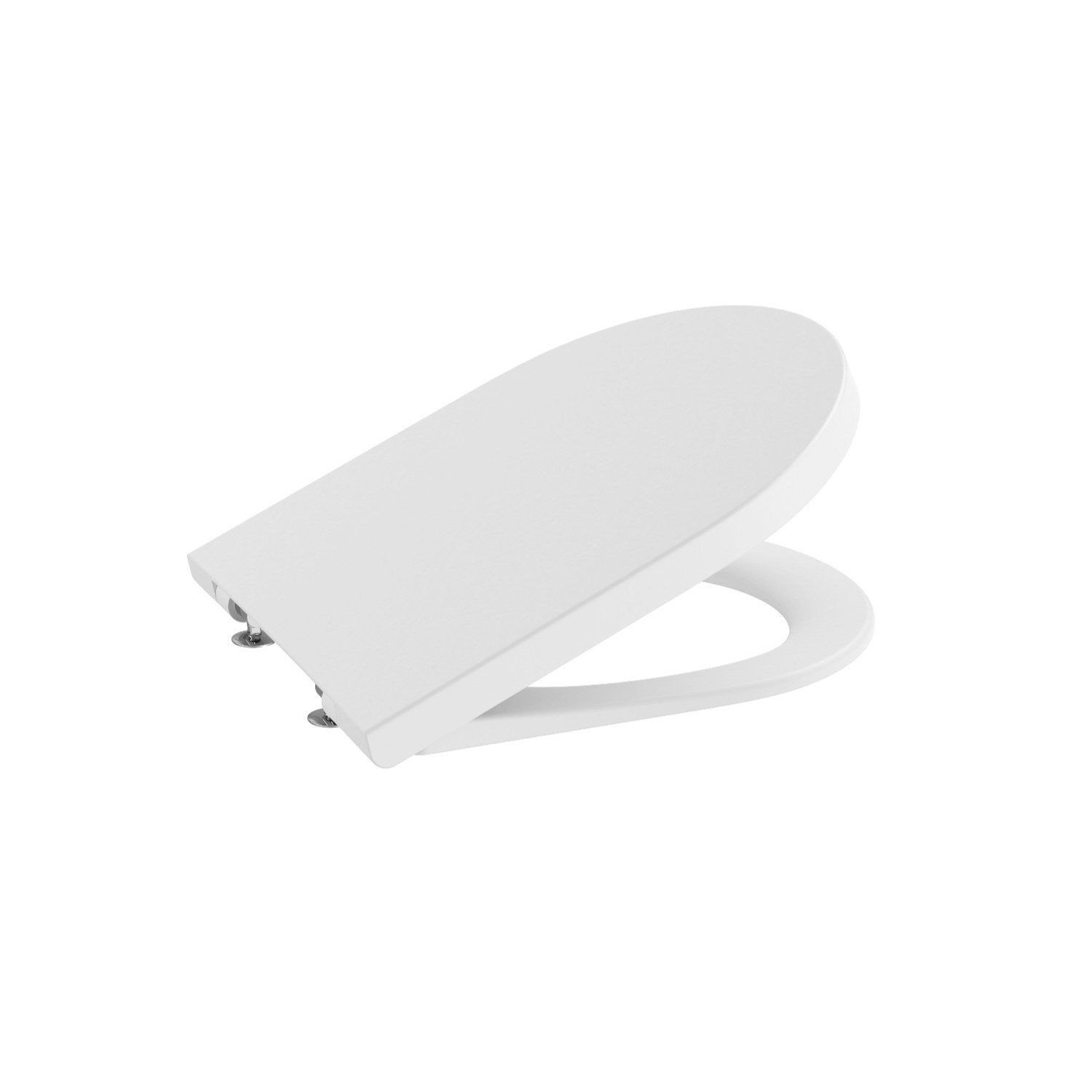 Assento Original Com Queda Amortecida Inspira Round Roca Blanco Mate