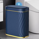 Lata De Lixo, Espaço De Aço, Banheiro Pequeno, 10l Com Tampa Automática