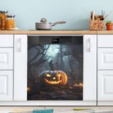 Tampa Magnética Para Máquina De Lavar Louça Jiponi Halloween Pumpkin 58x66cm