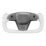 Capa De Volante Mewant Em Couro Branco Para Tesla Model S/x